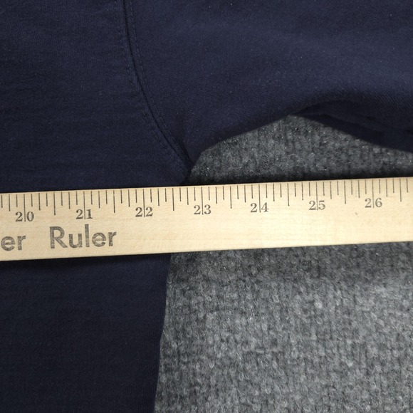 Teton Gravity Research Hoodie Mens Large Blue Mountain Graphic Pullover Fleece - Picture 8 of 11